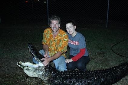 Suzie  11'  gator from Florida hunt