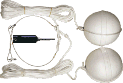 Complete Harpoon Kit includes ropes, buoys, two 1/4 darts and driver with 1/4 push pin