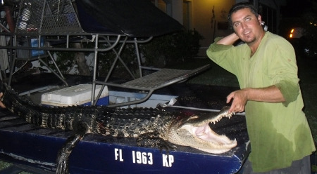 Joe and Marshal gator